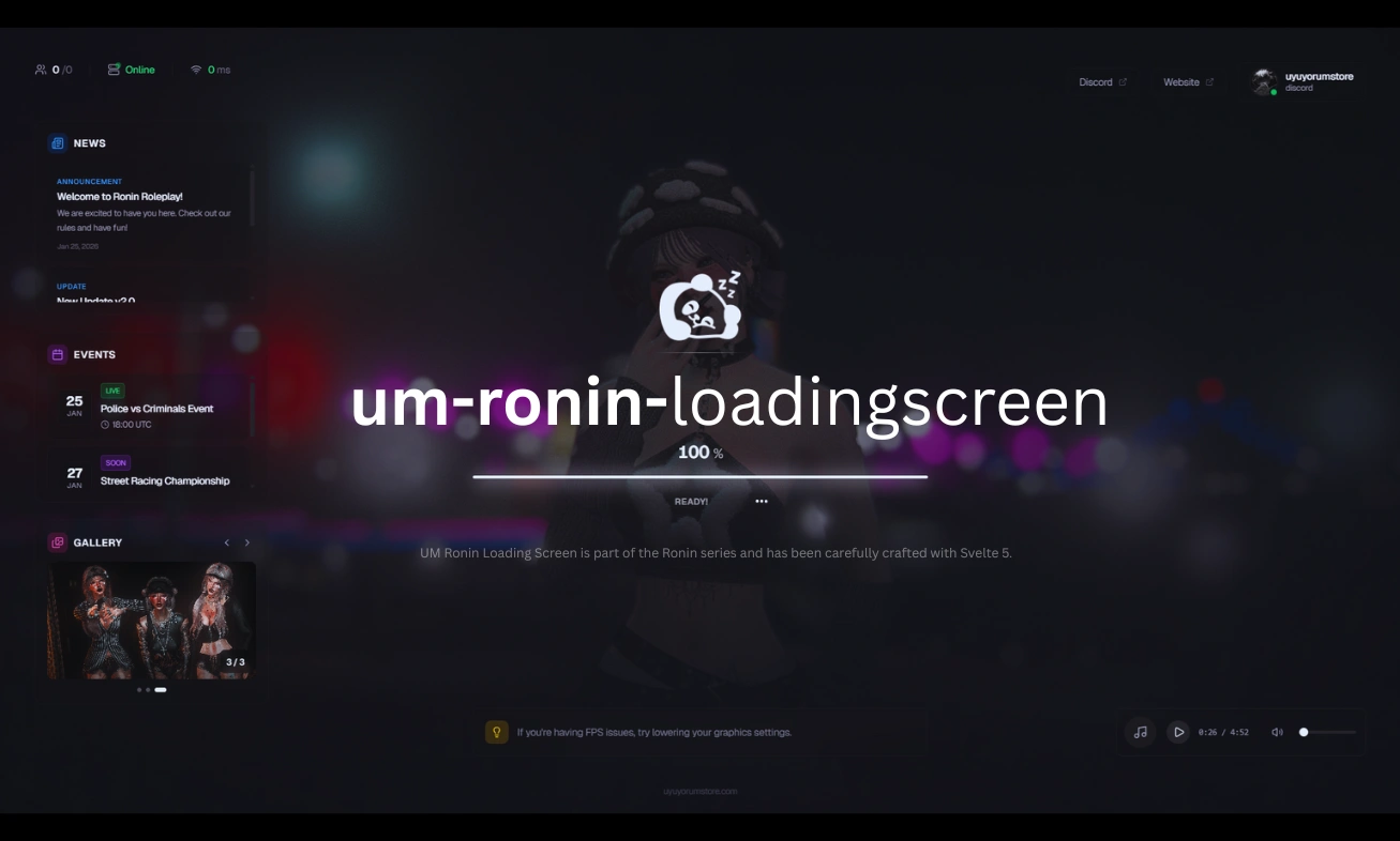 UM Ronin Loading image